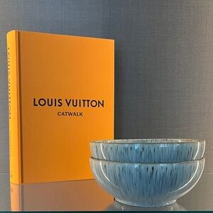 Denby Halo Speckle Large Soup Bowls Set of 2 Denby Stoneware Serving Bowls NWOT